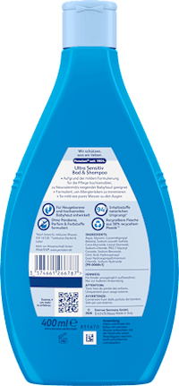 Baby Badezusatz Bad & Shampoo ultra sensitiv, 400 ml