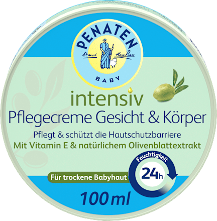 Baby Pflegecreme Gesicht & Körper intensiv, 100 ml