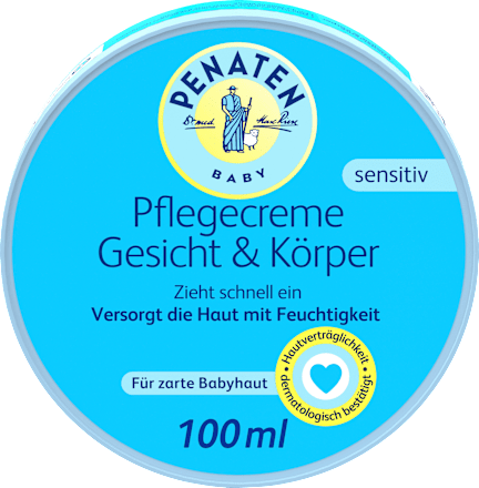 Baby Pflegecreme Gesicht & Körper, 100 ml