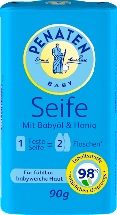 Seifenstück mit Babyöl & Honig, 90 g