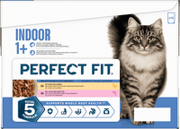 Nassfutter Katze mit Huhn & Lachs, Indoor Multipack (12x85 g), 1.020 g
