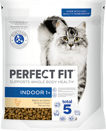Droogvoer voor katten Indoor 1+ met kip, Adult, 750 g