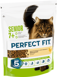 Trockenfutter Katze mit Huhn, Senior 7+, 750 g