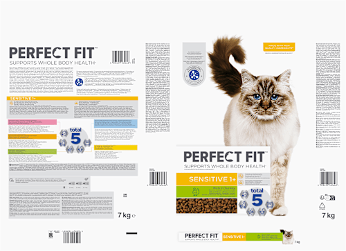 Droogvoer voor katten Sensitive 1+ met kalkoen, volwassen, 7 kg