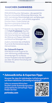 Zahnpasta Raucher Zahnweiß, 50 ml