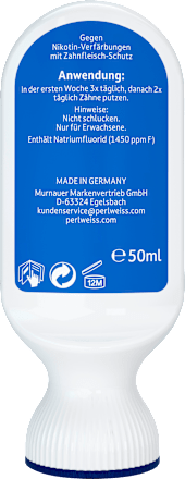 Zahnpasta Raucher Zahnweiß, 50 ml