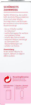 Zahnpasta Schönheits Zahnweiß, 50 ml