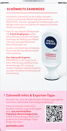 Zahnpasta Schönheits Zahnweiß, 50 ml