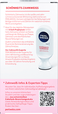 Zahnpasta Schönheits Zahnweiß, 50 ml