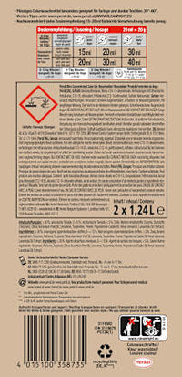 Colorwaschmittel Gel Ultra Konzentrat (2x62WL), 124 Wl