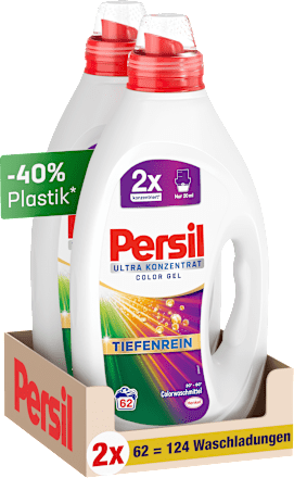 Colorwaschmittel Gel Ultra Konzentrat (2x62WL), 124 Wl