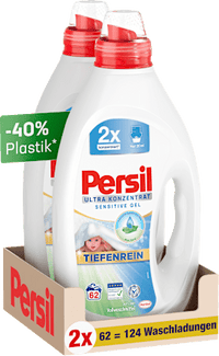 Wasmiddel Gevoelige Gel Ultra Concentraat (2x62WL), 124 Wl