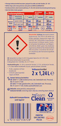 Wasmiddel Gevoelige Gel Ultra Concentraat (2x62WL), 124 Wl