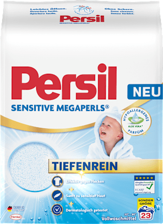 Vollwaschmittel Sensitive Megaperls, 23 Wl