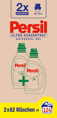 Universele gel ultra geconcentreerd wasmiddel (2x62 WL), 124 WL