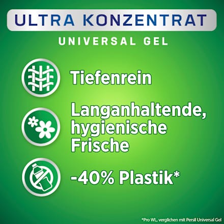 Universele gel ultra geconcentreerd wasmiddel (2x62 WL), 124 WL
