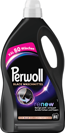 Waschmittel Renew Schwarz, 80 Wl