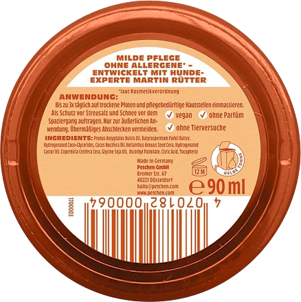 Pfotenbalsam für Hunde, 90 ml