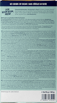 Cat Treat Cream Snack Sensitive met eend en sint-jakobsschelp (6x15 g), 90 g