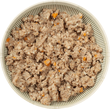 Nat hondenvoer met kip, kwark &amp; ​​rijst, VET maag &amp; darmen fit, 400 g