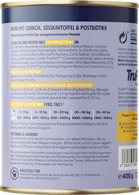 Nat hondenvoer gevoelig met kip &amp; quinoa, belly balance, 400 g