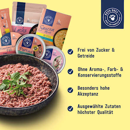 Nat kattenvoer met kalkoen &amp; rundvlees, gourmet paté, multipack (8 x 85 g), 680 g