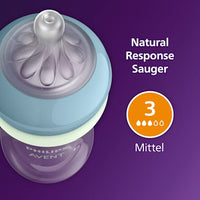 Babyflasche Natural nighttime, blau, 260 ml, 1 St