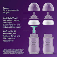 Babyflasche Natural Response AirFreeVentil weiß/Bär, von Geburt an, 260ml, 1 St PHILIPS AVENT