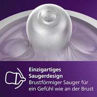 Babyflasche Natural Response weiß, ab dem 3. Monat, Doppelpack, 260ml, 1 St