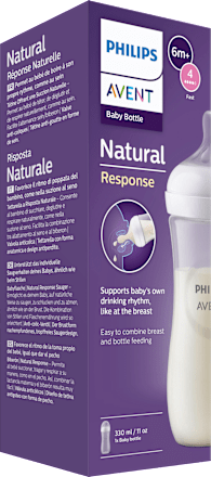 Babyflasche Natural Response weiß, ab dem 6. Monat, 330ml, 1 St