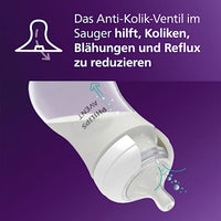 Babyflasche Natural Response weiß/Giraffe, ab dem 3. Monat, 260 ml, 1 St