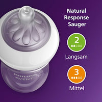 Babyflaschen Set Natural Response groß 6tlg, von Geburt an, 1 St