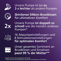 Doppelmilchpumpe tragbar, elektrisch, 1 St