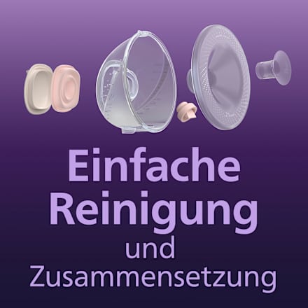 Doppelmilchpumpe tragbar, elektrisch, 1 St