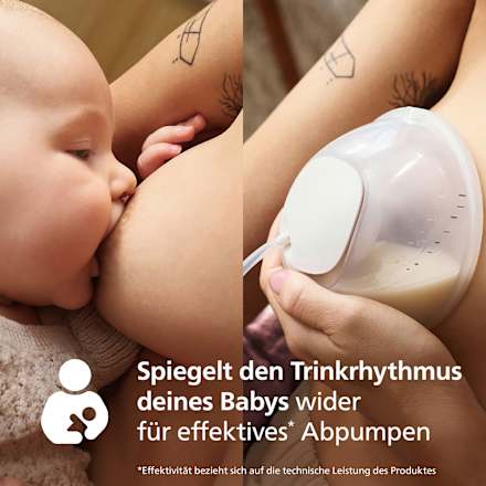 Doppelmilchpumpe tragbar, elektrisch, 1 St