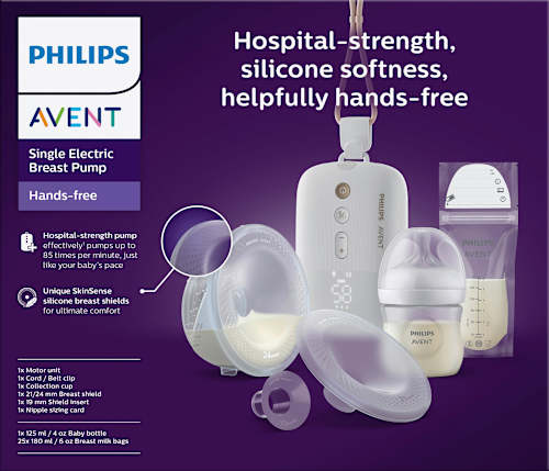 Milchpumpe tragbar Hands-free, elektrisch, 1 St