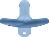 Soothie siliconen fopspeen, blauw, 0-6 maanden, 2 stuks