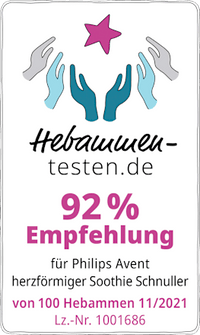 Soothie siliconen fopspeen, blauw, 0-6 maanden, 2 stuks