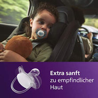 Schnuller ultra soft nighttime Silikon, grün/blau, ab 18 Monaten, 2 St