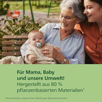 Schnuller ultra soft nighttime Silikon, türkis/grün, 0-6 Monate, 2 St