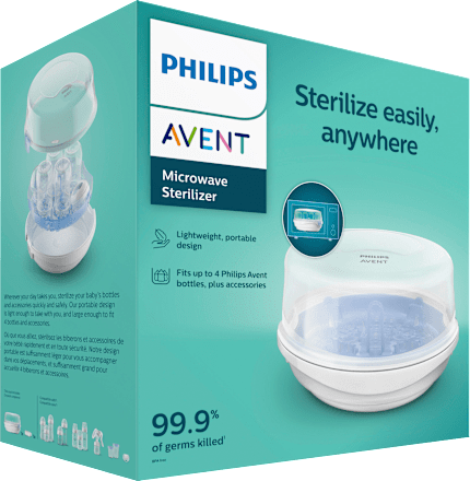 Sterilisator Babyflaschen für die Mikrowelle, 1 St