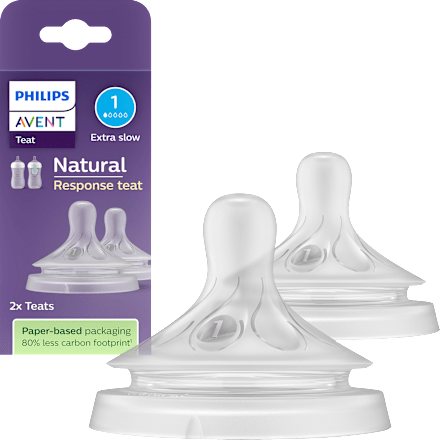Trinksauger Natural Response Silikon, Durchflussrate 1, 2 St