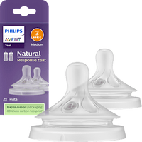 Trinksauger Natural Response Silikon, Durchflussrate 3, 2 St