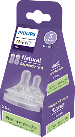 Trinksauger Natural Response Silikon, Durchflussrate 5, 2 St