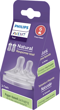 Trinksauger Natural Response Silikon, Durchflussrate 6, 2 St