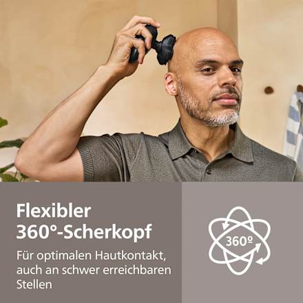Elektrischer Rasierer, Glatzenrasierer S5000, 1 St