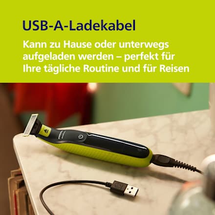 Elektrischer Rasierer, OneBlade 360 Face QP2724/23, 1 St