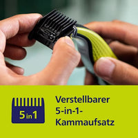 Elektrisch scheerapparaat, OneBlade 360 ​​​​gezicht &amp; lichaam QP2834/23, 1 st.