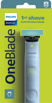 PHILIPS OneBlade Elektrischer Rasierer, OneBlade Face First Shave QP1326/20, 1 St
