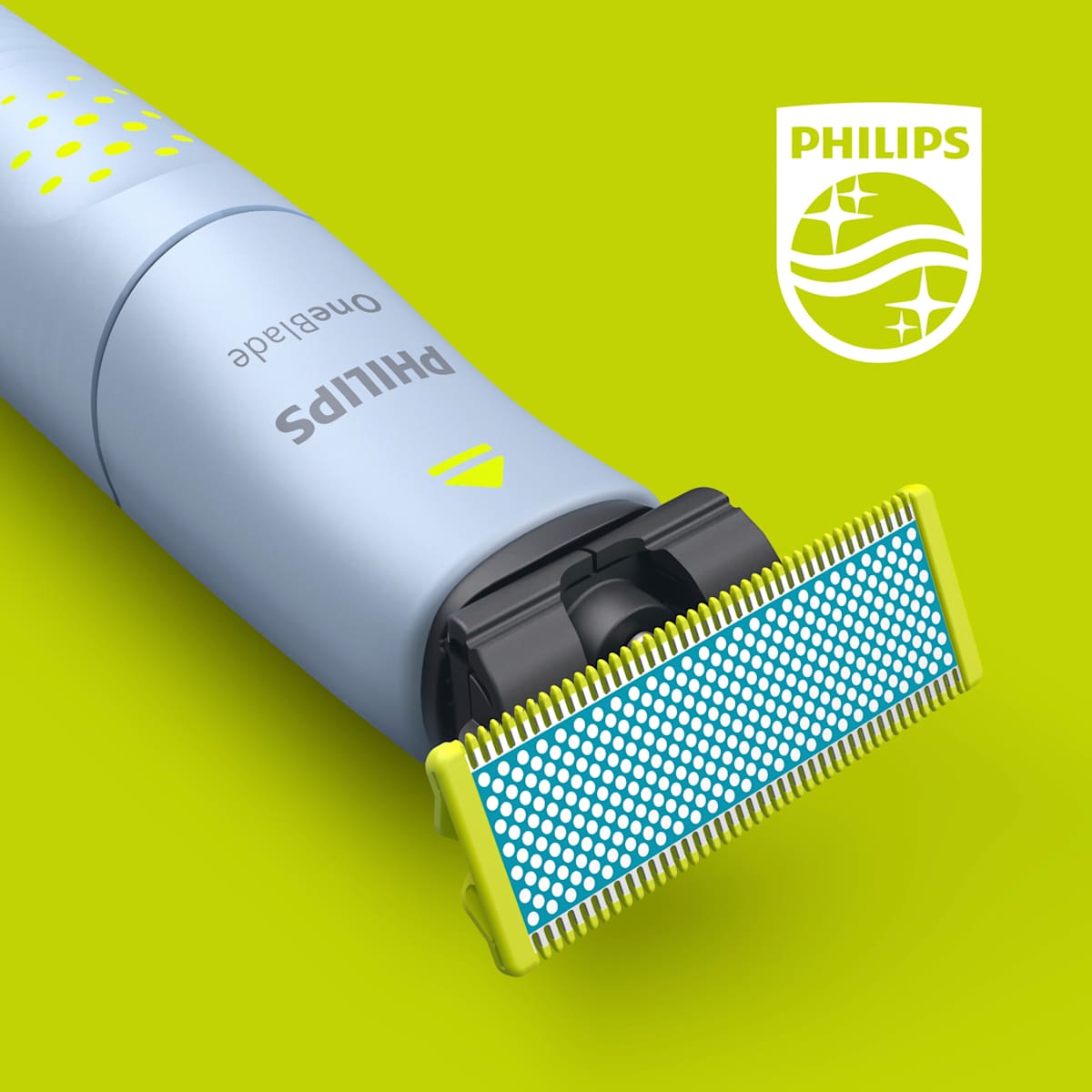PHILIPS OneBlade Elektrischer Rasierer, OneBlade Face First Shave QP1326/20, 1 St
